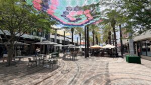 Giralda Plaza Is the Only Block in Miami That Does This Every Year