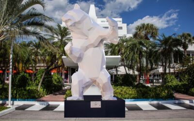 Renowned Artist Richard Orlinski’s Monumental Sculptures Taking Over Miami Beach’s Lincoln Road