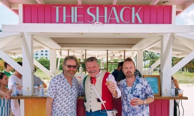 Bryan Cranston an Aaron Paul Launch the SLS Beach The SHACK With Dos Hombres