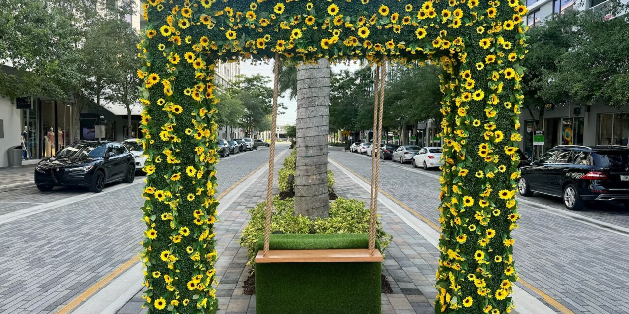 CityPlace Doral Unveils Stunning Spring Art Activation: A Sunflower Extravaganza